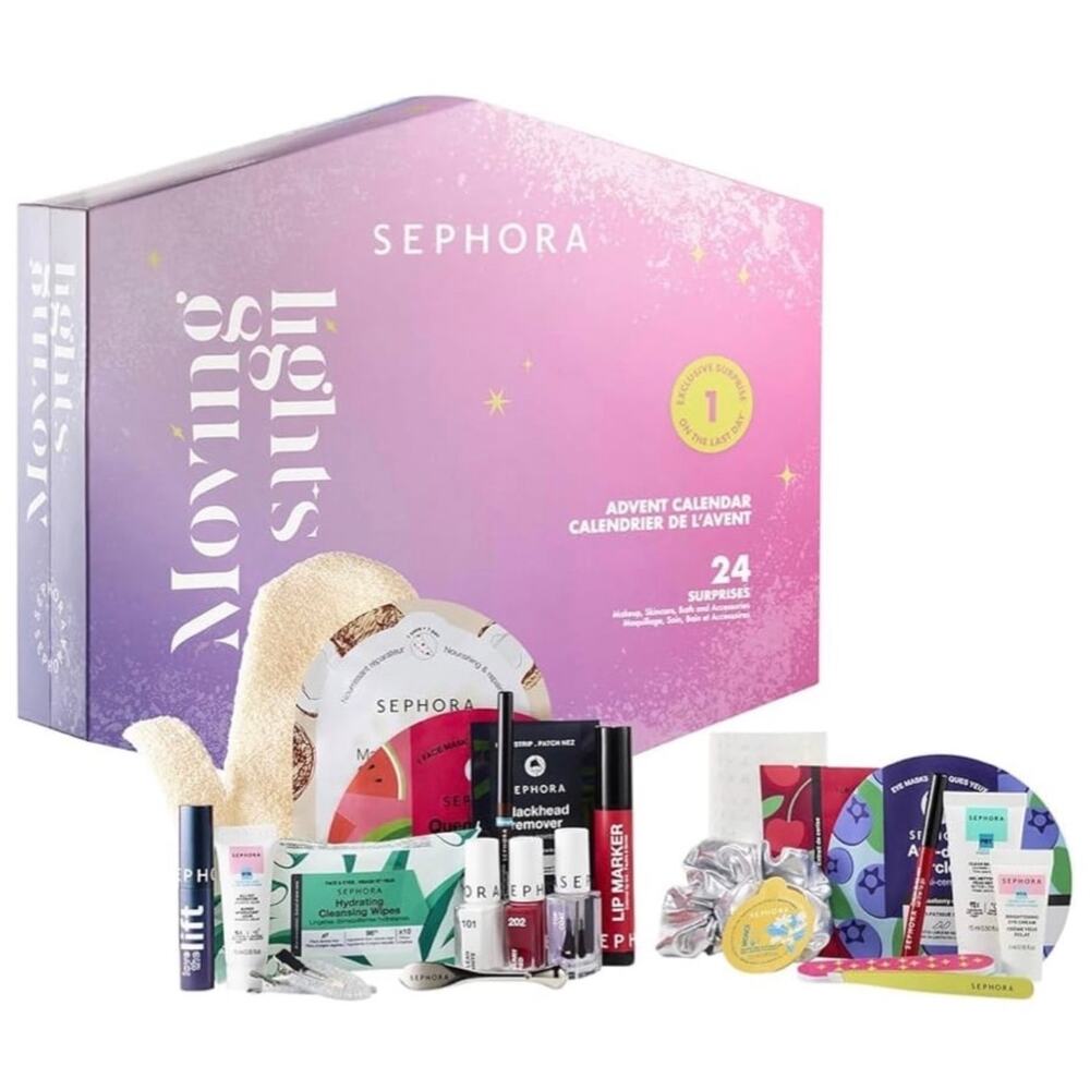 Sephora Advent Calendar 2024 Moving Lights Makeup Skincare New Unopened Set